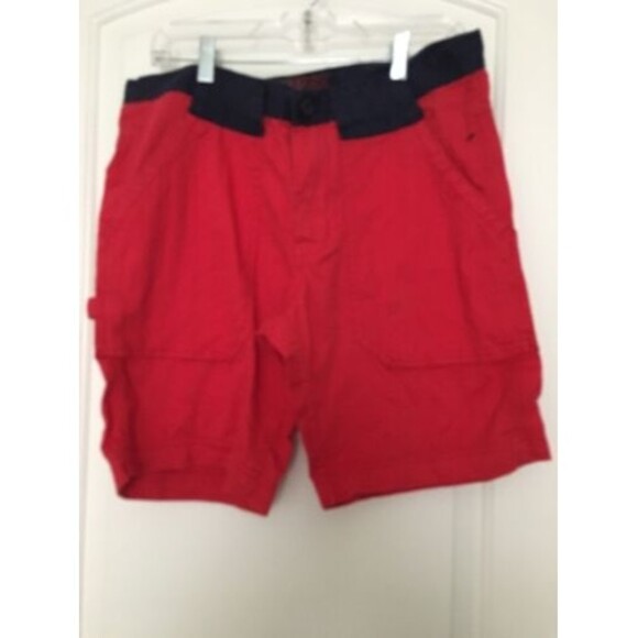 PRPGNDA Shorts Casual Pockets Men's Size 32 Blue/Red